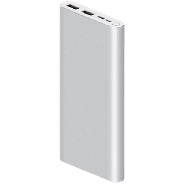 Pin dự phòng 10.000mAh Xiaomi Mi 18W Fast Charge Power Bank 3 - Chính hãng Silver
